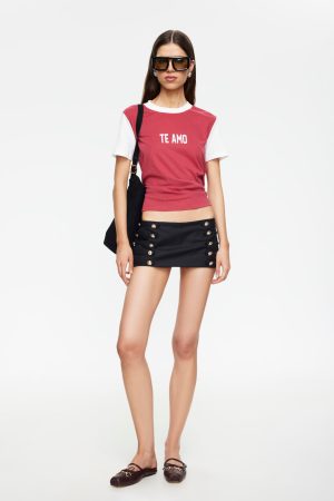 TE AMO TEE - CRIMSON