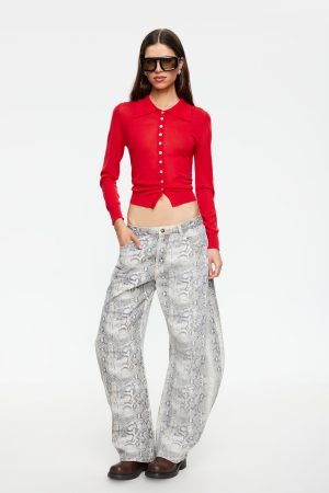 CHALET LONG SLEEVE - CRIMSON